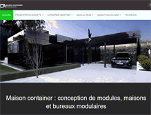 Tablet Screenshot of maison-container.com